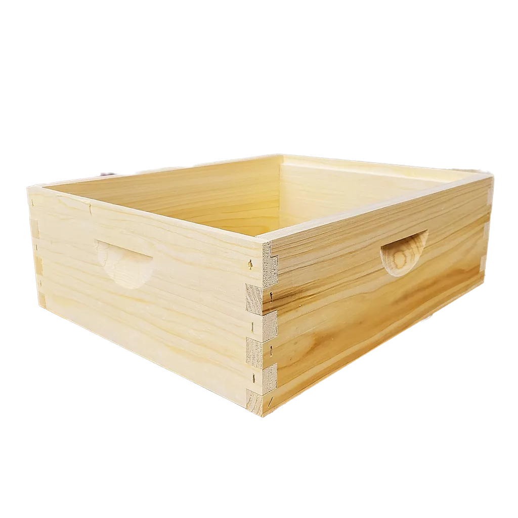 10-Frame Cypress Medium 6 5/8-inch Super Box by Foxhound Bee Company