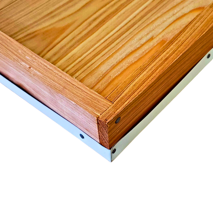 10-Frame Cypress Metal Capped Telescoping Cover