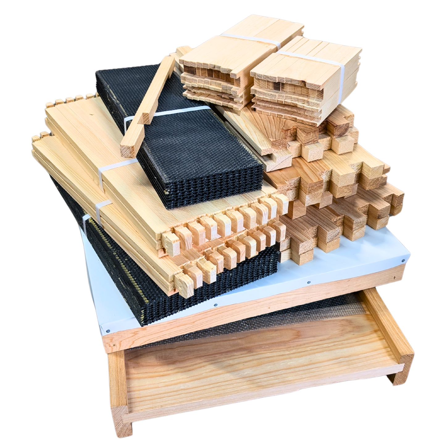 10-Frame Double Deep Box Hive Kit