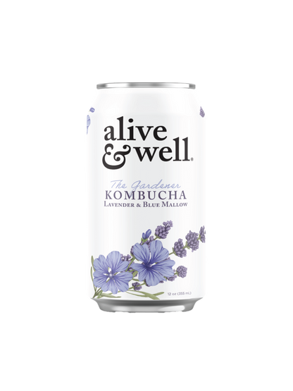 Alive & Well Lavender & Blue Mallow Kombucha