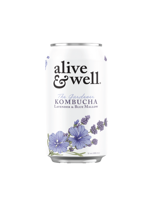 Alive & Well Lavender & Blue Mallow Kombucha