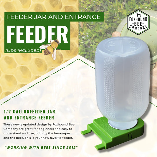 1/2 Gallon Jar and Foxhound Entrance Feeder with UV Inhibitor, image 2 of 6