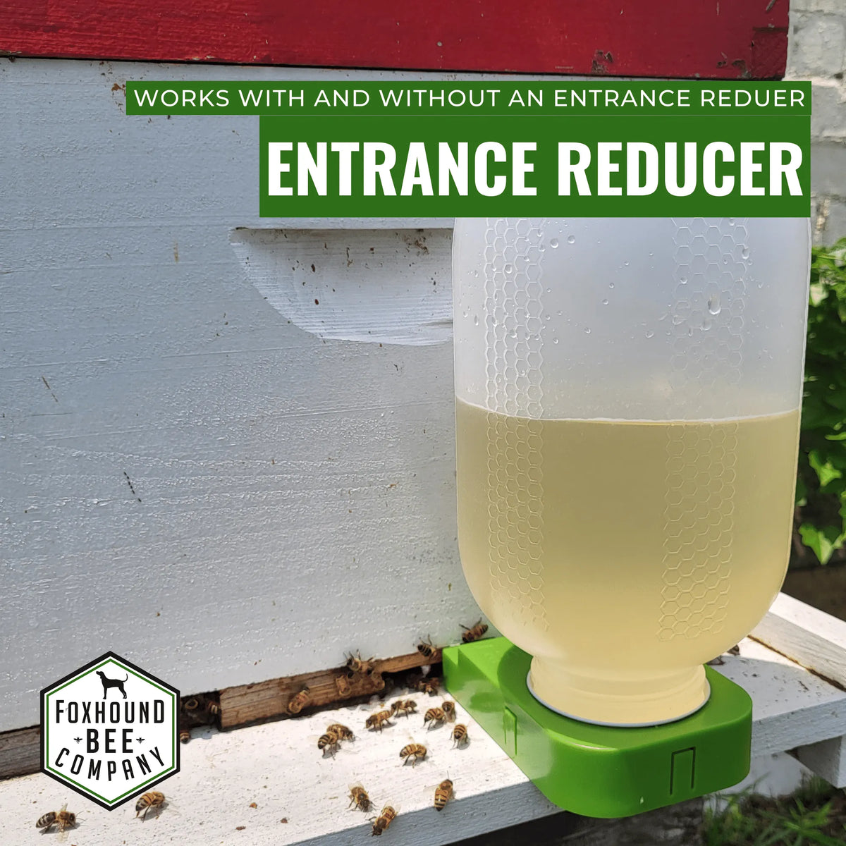 1/2 Gallon Jar and Foxhound Entrance Feeder with UV Inhibitor, image 3 of 6