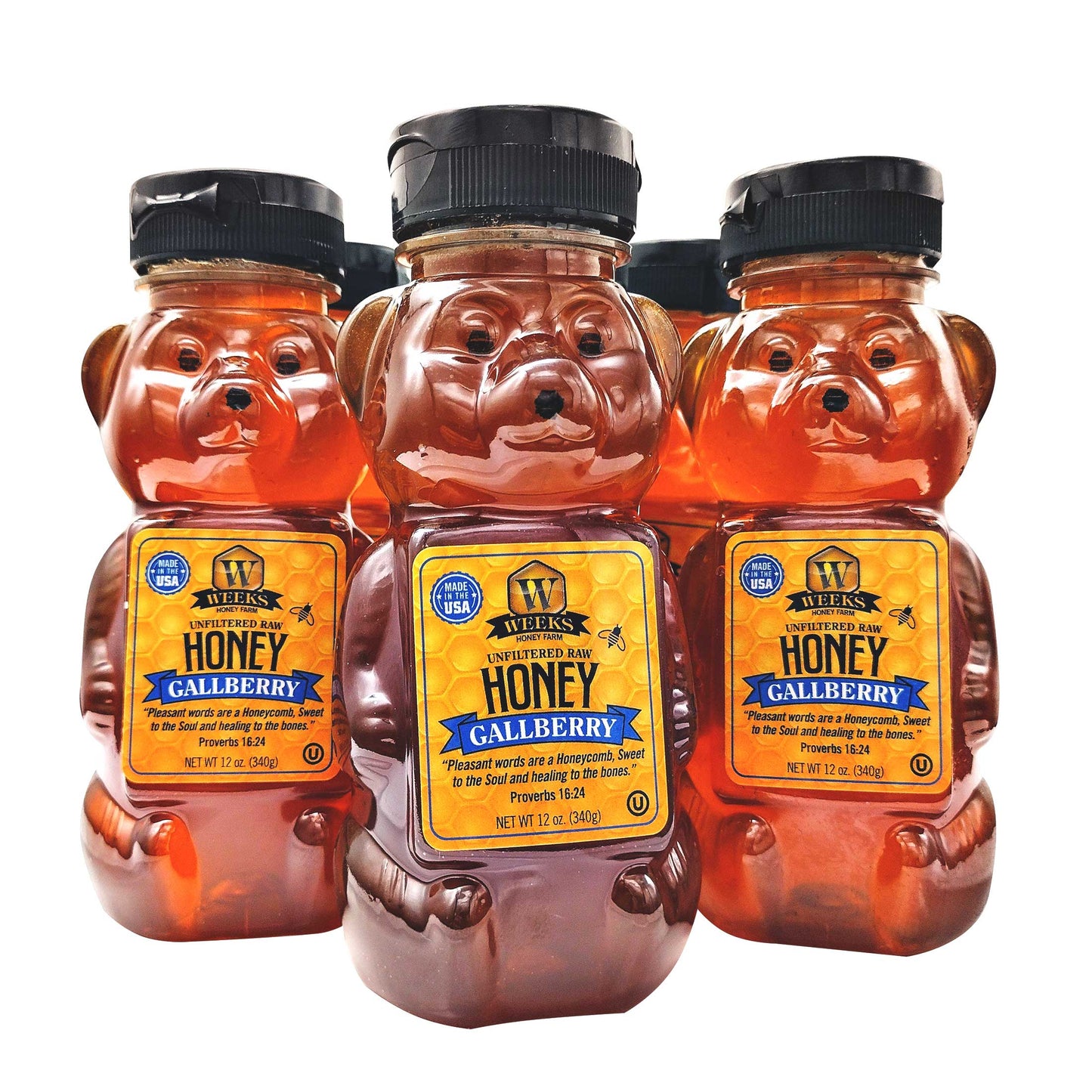 Our Best All-Natural Pure Raw Gallberry Honey