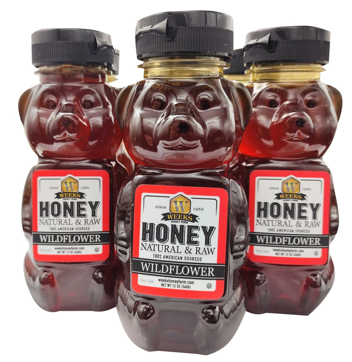 Pure Wildflower Honey - Natural & Raw | Weeks Honey Farm | Georgia