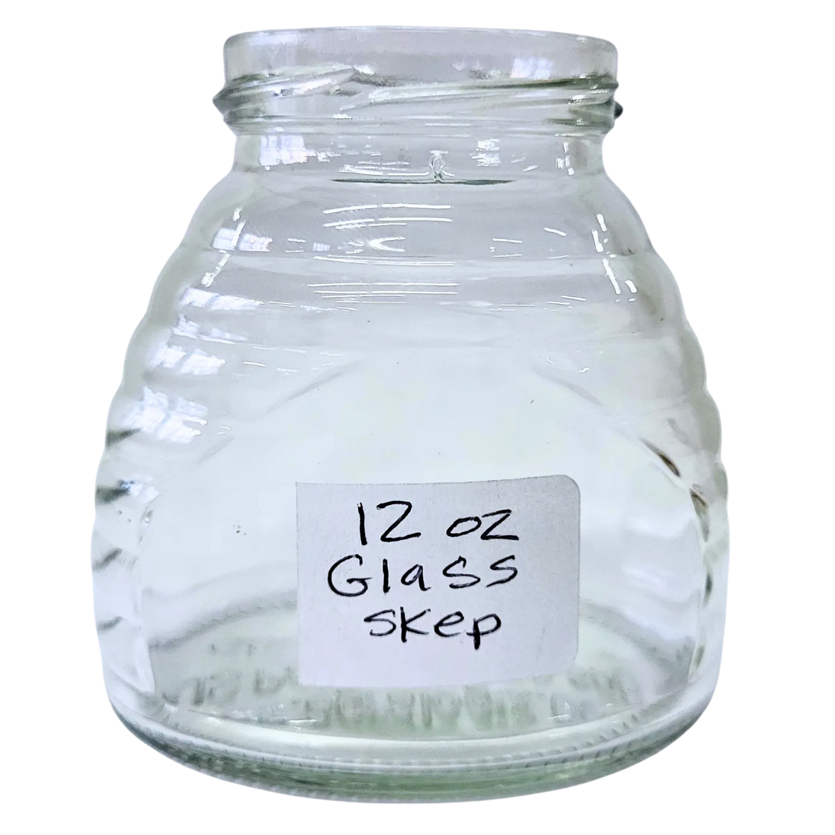 12 oz Glass Skep Jars by Foxhound Bee Company