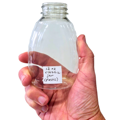 12 oz Plastic Classic Honey Jar