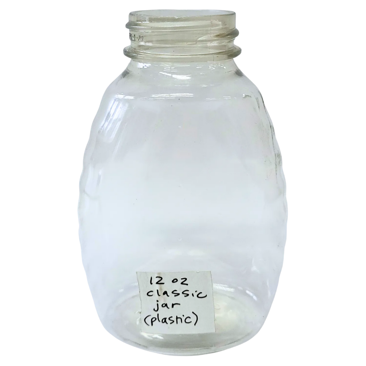 12 oz Plastic Classic Honey Jar by Foxhound Bee Company