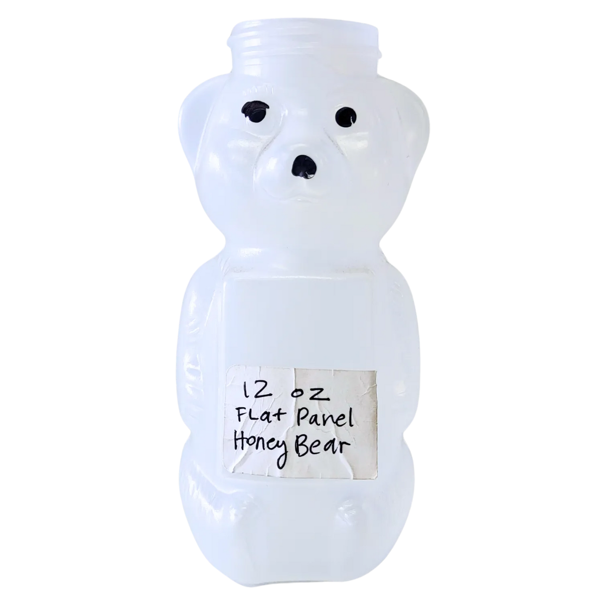 12 oz Plastic Flat Panel Honey Bears
