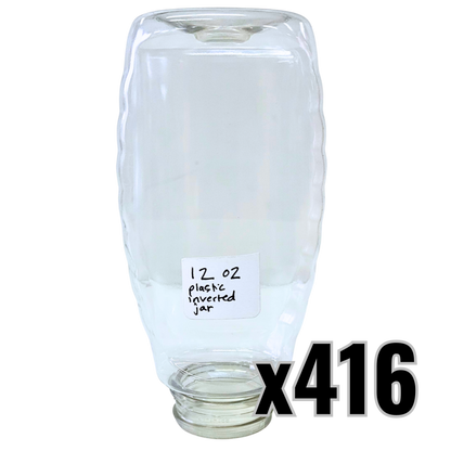 12 oz Plastic Inverted Honey Jar