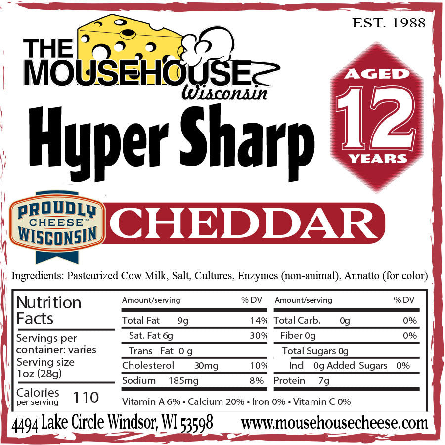12 Year Hyper Sharp Cheddar