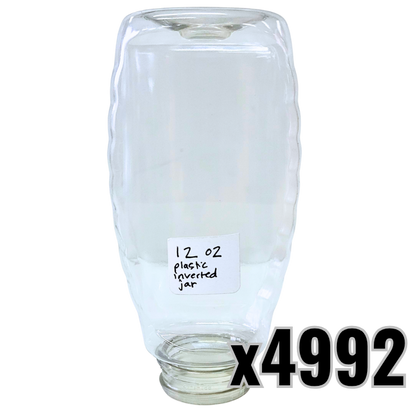 12 oz Plastic Inverted Honey Jar
