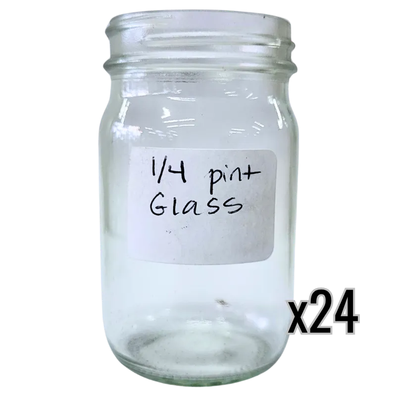 1/4 Pint Glass Jars - 4 1/4 oz, image 4 of 5