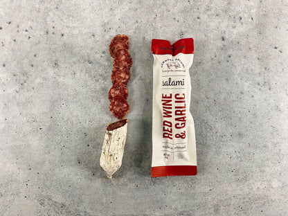 Red Wine and Garlic Salami