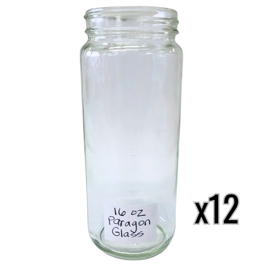 16 oz (12 fl oz) Glass Paragon Jars, image 4 of 5