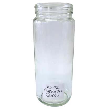 16 oz (12 fl oz) Glass Paragon Jars