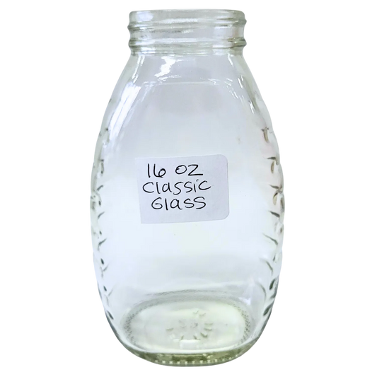 16 oz Glass Classic Jars by Foxhound Bee Company