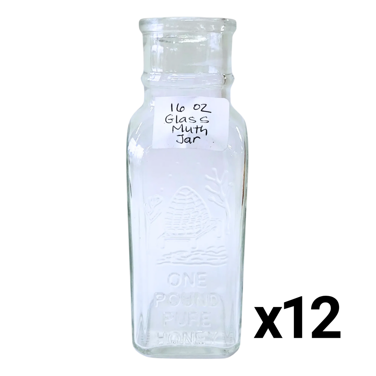 16 oz Glass Muth Jar