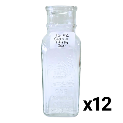16 oz Glass Muth Jar