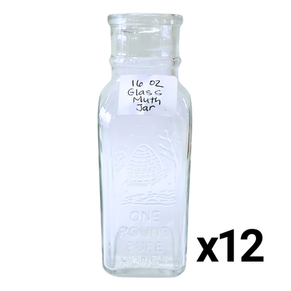 16 oz Glass Muth Jar