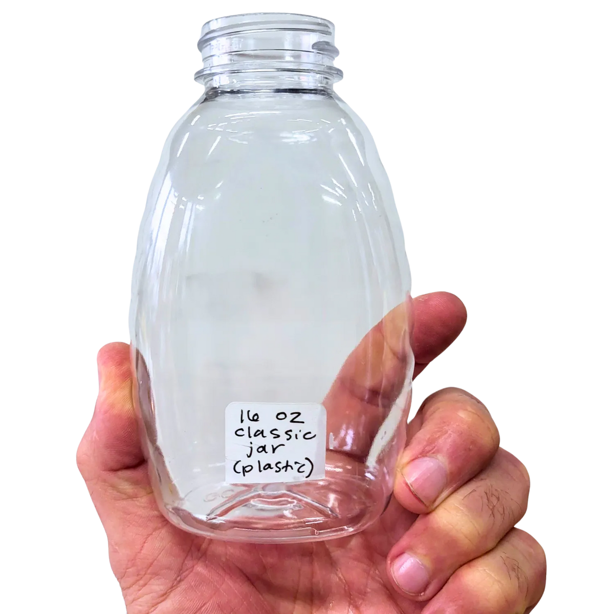 16 oz Plastic Classic Honey Jars, image 3 of 7