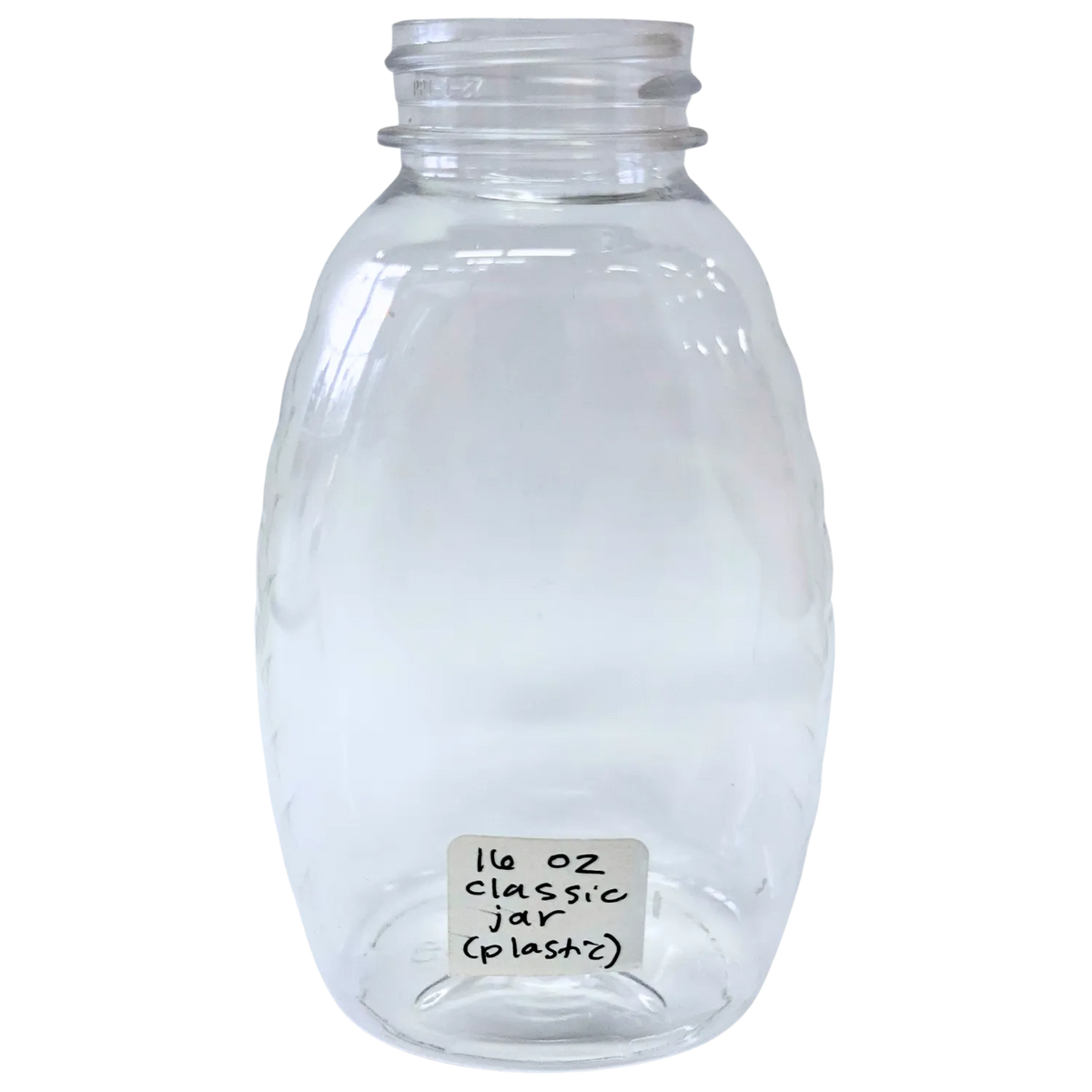 16 oz Plastic Classic Honey Jars by Foxhound Bee Company