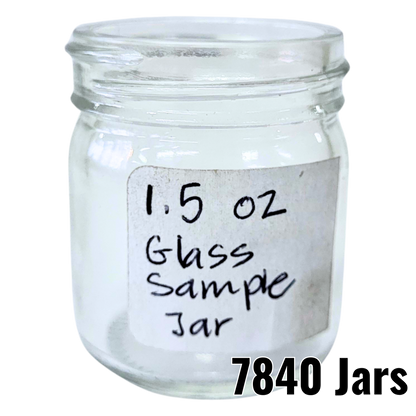 1.5 oz Glass Sample Jar