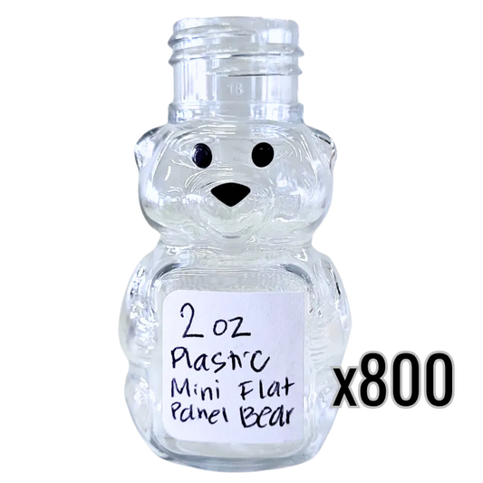 2 oz Plastic Mini Flat Panel Honey Bears, image 6 of 7