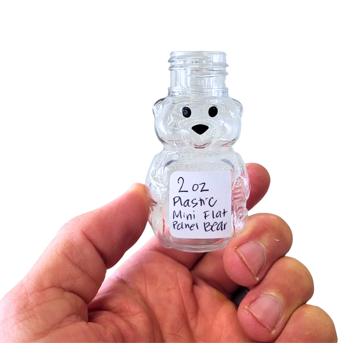 2 oz Plastic Mini Flat Panel Honey Bears, image 3 of 7