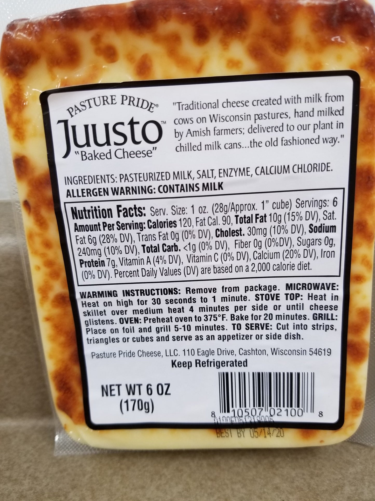 Juusto Baked Cheese, 6 oz