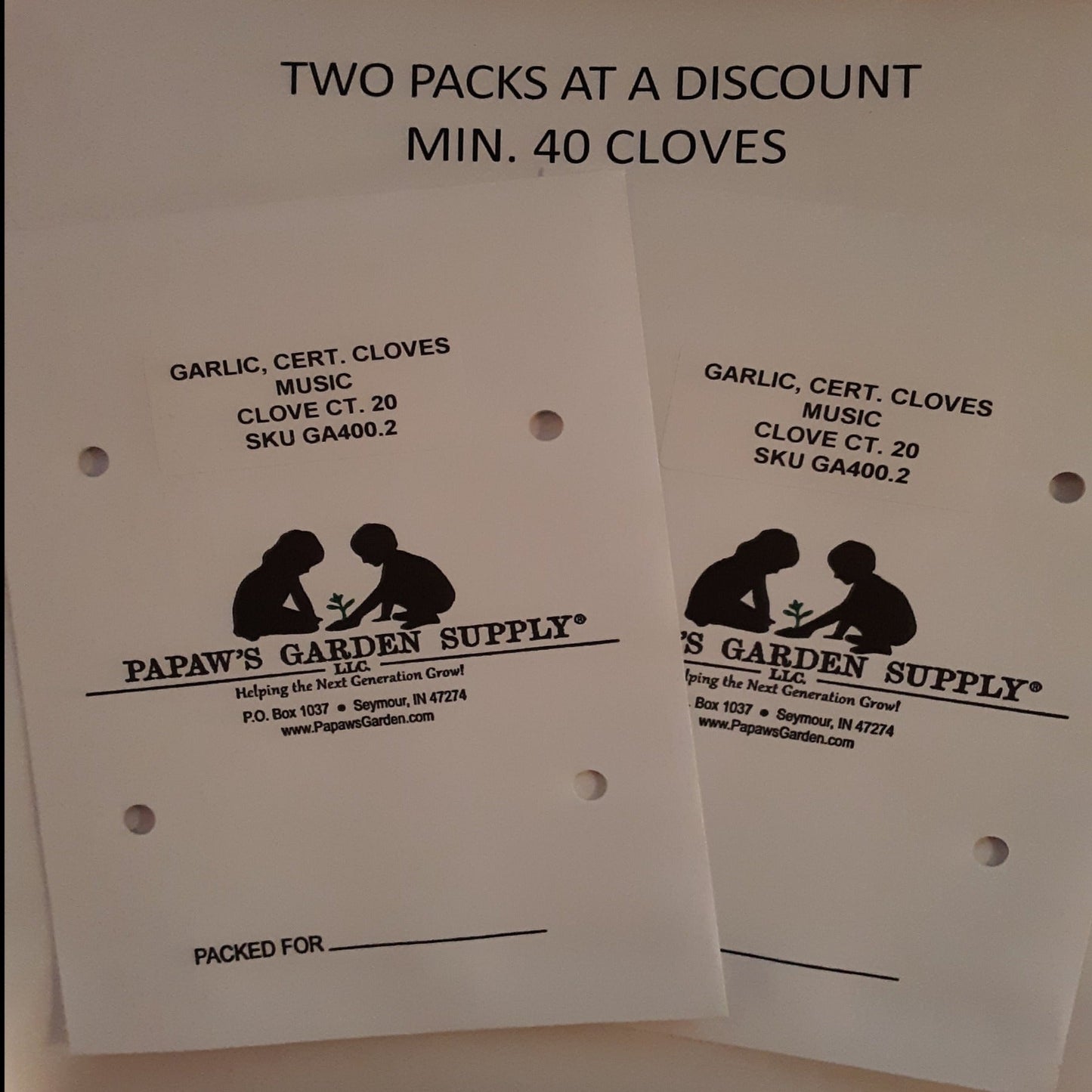 Music Certified Seed Garlic Cloves