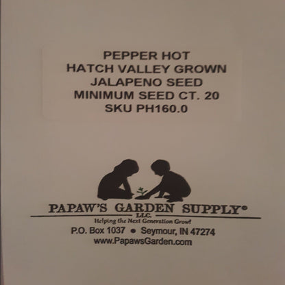 Hatch Valley Grown Jalapeno Hot Pepper Seeds