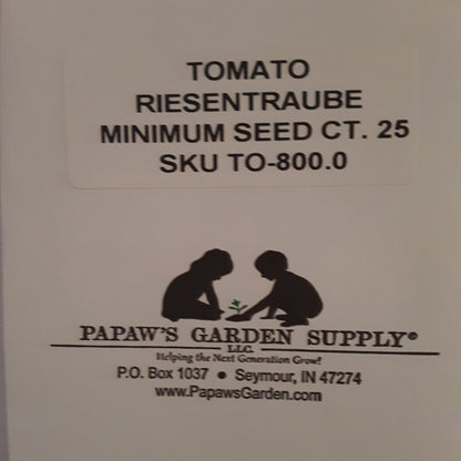 Riesenstrabe Heirloom Cherry Tomato Seeds