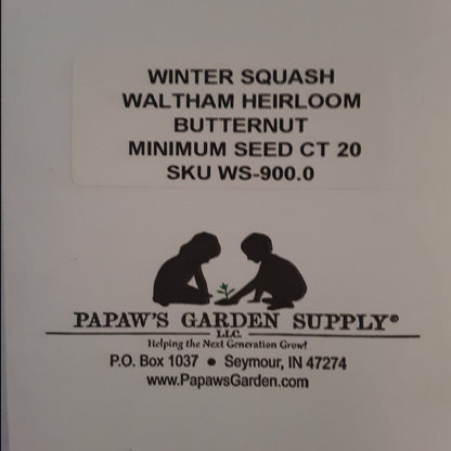 Waltham Heirloom Butternut Winter Squash Seeds