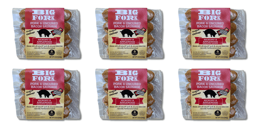 Bacon Sausage 6 Pack - Single Flavor by Big Fork Brands