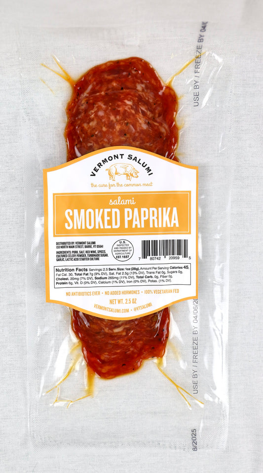 Smoked Paprika Sliced Salami