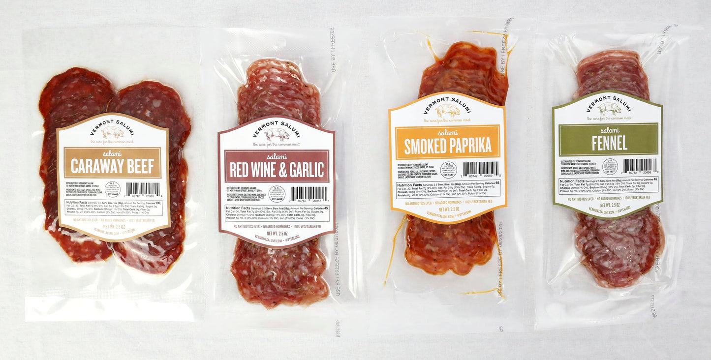 Red Wine & Garlic Sliced Salami
