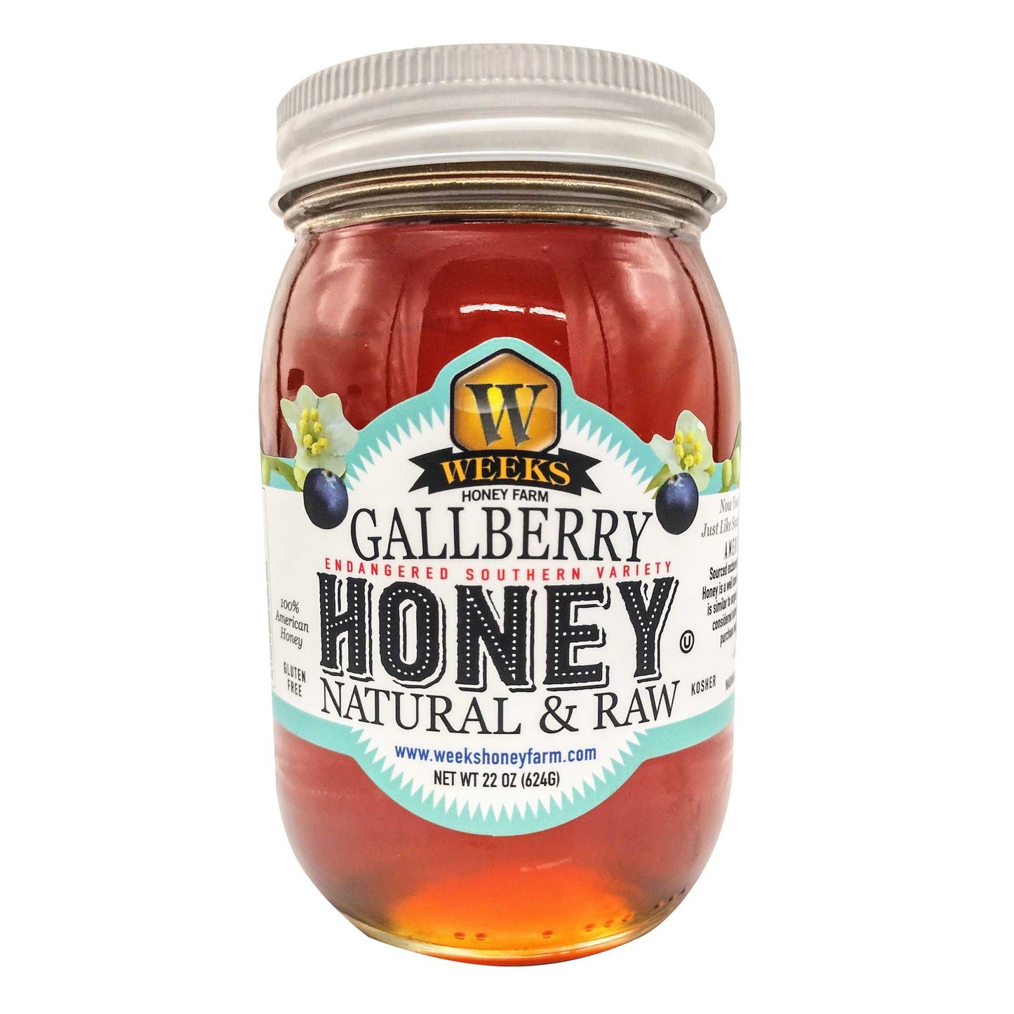 Our Best All-Natural Pure Raw Gallberry Honey