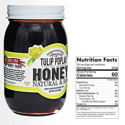 Our Best Raw Tulip Poplar Honey