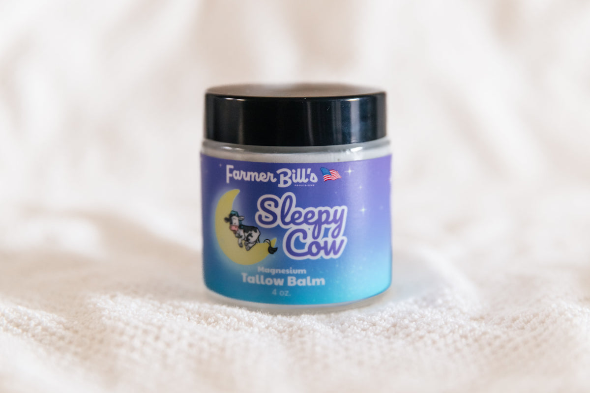 Sleepy Cow Magnesium Tallow Balm 4 oz, image 4 of 6