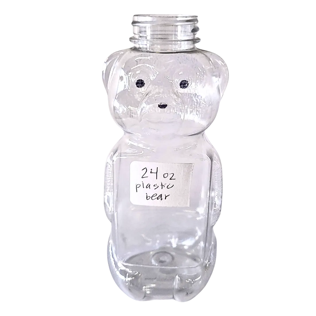 24 oz Plastic Flat Panel Honey Bears