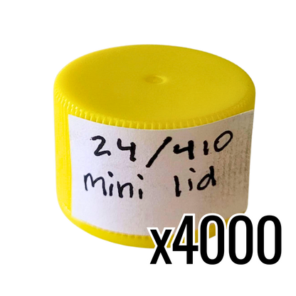 24/410 Mini Honey Bear Plastic Lids