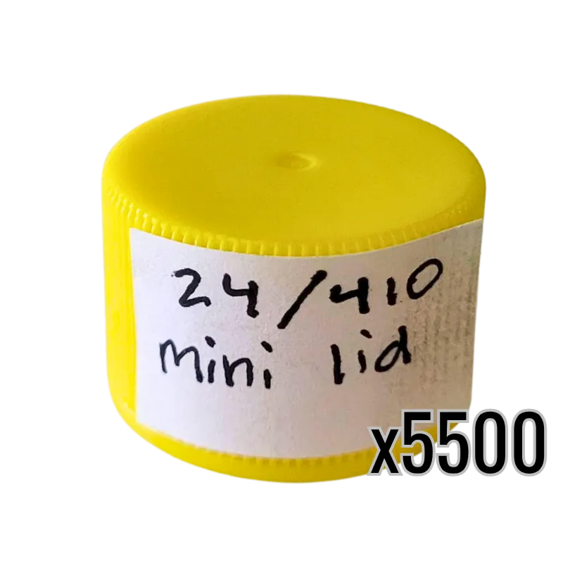 24/410 Mini Honey Bear Plastic Lids, image 8 of 8