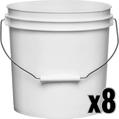 2 Gallon Round Bucket and Lid with Gasket