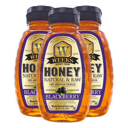 South Georgia Raw Blackberry Honey - Pure, Local, Mono-Floral Raw Honey