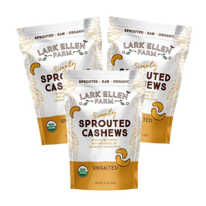 Cashews Unsalted, Sprouted Organic