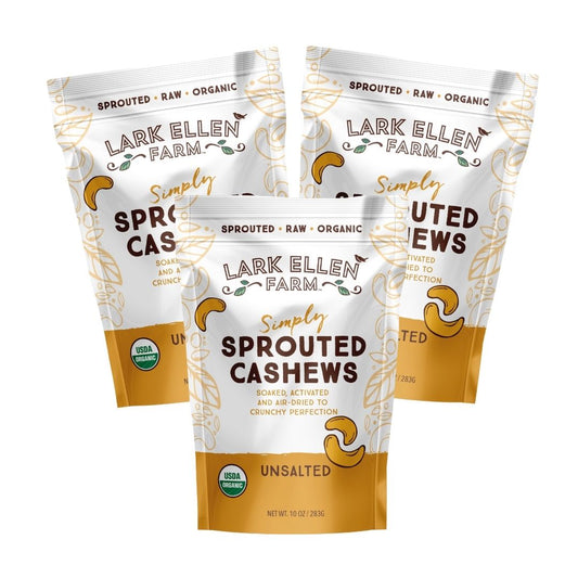 Cashews Unsalted, Sprouted Organic
