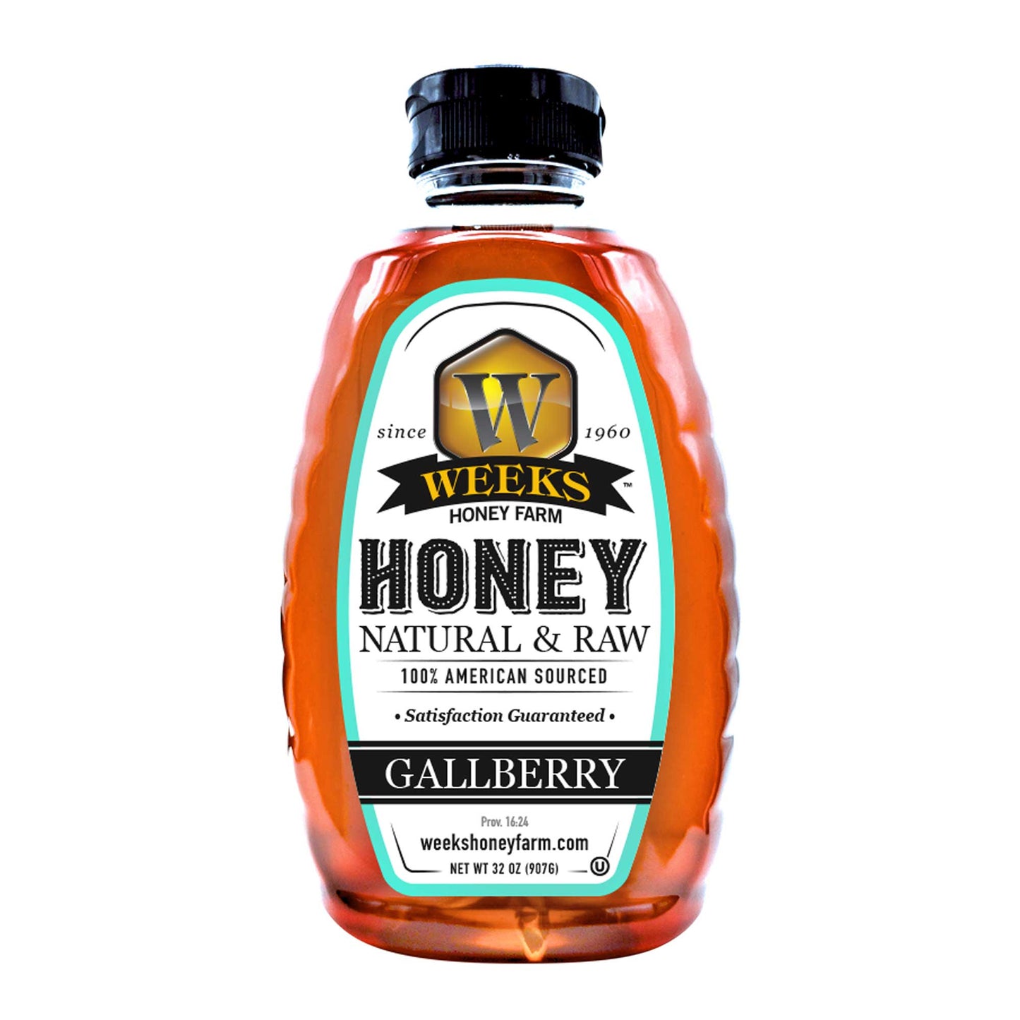 Our Best All-Natural Pure Raw Gallberry Honey