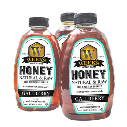 Our Best All-Natural Pure Raw Gallberry Honey