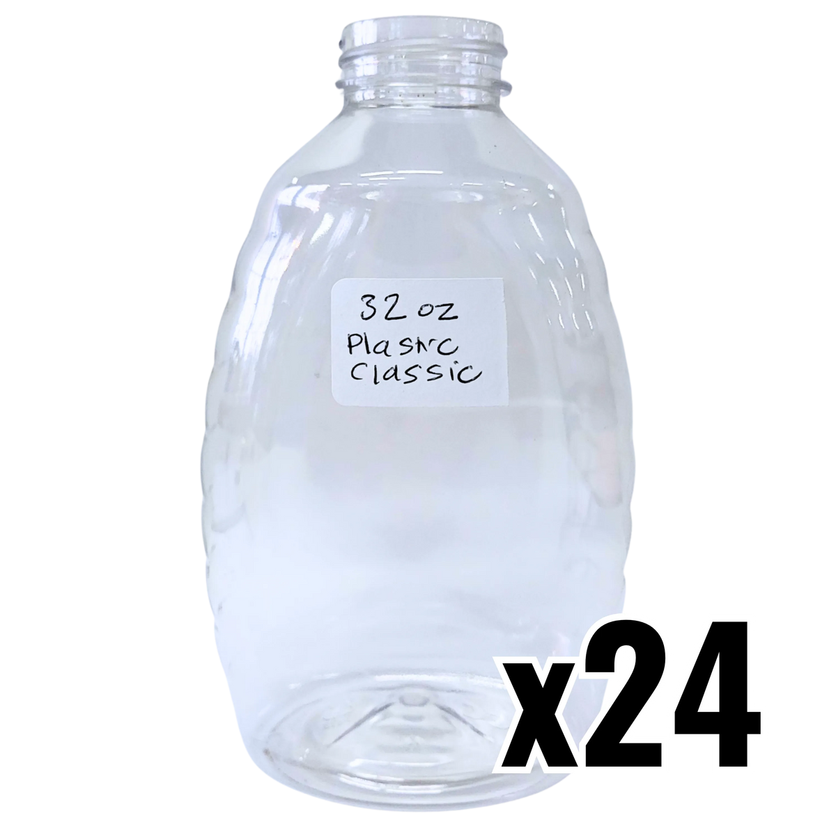 32 oz Plastic Classic Honey Jars, image 2 of 5